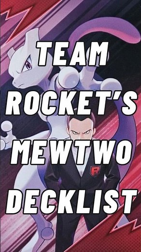 Team Rocket's Mewtwo ex Deck List