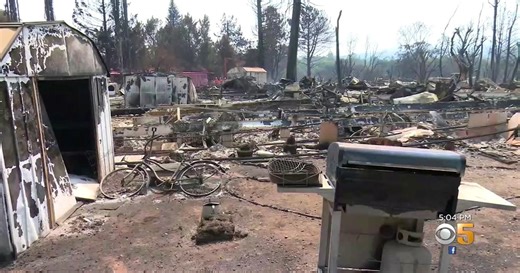 Cache Fire Containment Grows To 30% After Flames Destroy Dozens Of Lake County Homes - CBS San Francisco