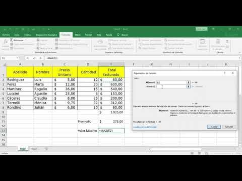 Excel - Asistente de funciones