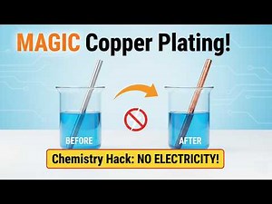 Copper Plating Steel at Home — No Electricity, Just Chemistry