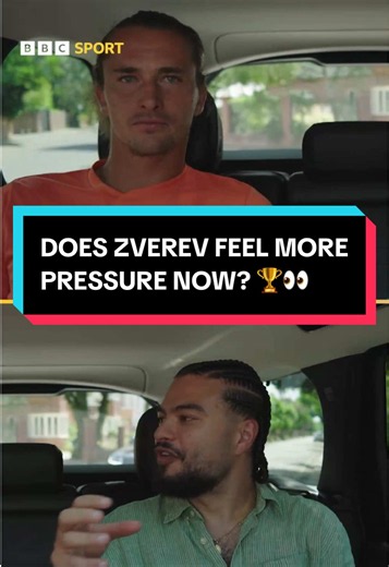 Does Alexander Zverev feel more pressure now he’s a Slam champion? 🏆 #Zverev #Tennis #Wimbledon