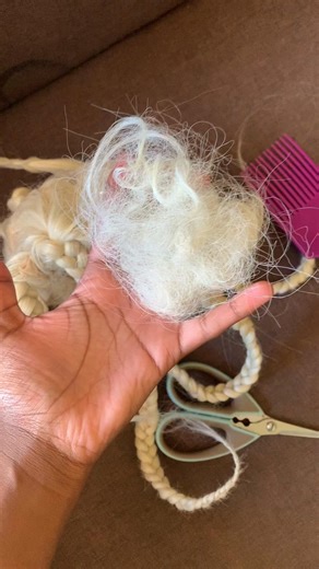 Transforming a Synthetic Wig from Straight to Curly