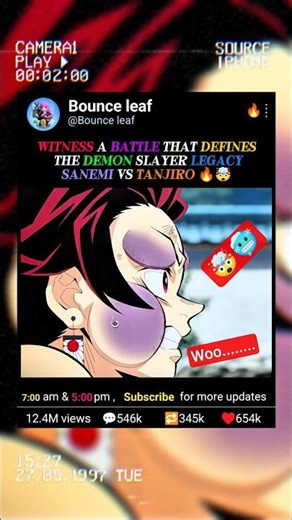 Sanemi vs Tanjiro 🤯💪 / #tutorialyoutube