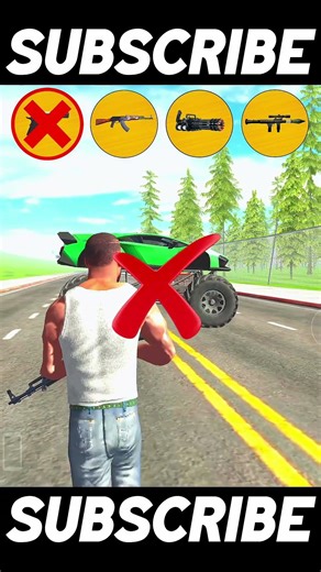 INDIAN BIKE DRIVING 3D GAME 🤯 ALL GUNS VS LAMBORGHINI MONSTER 💥 | #shorts #gaming #challenge #gta