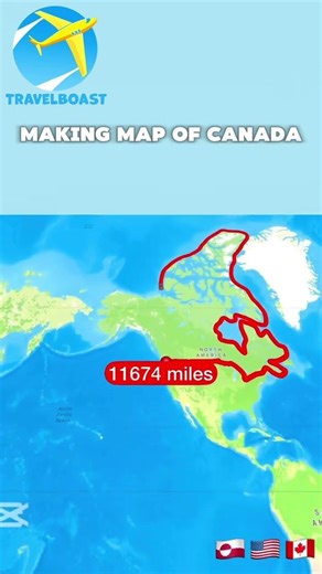 Making map of Canada 🇨🇦 #shorts #earth