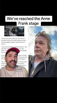 We’ve Reached the Anne Frank Stage #duet #ice #raid #chicago #gestapo #criminals #annefrank #hiding