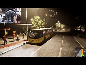 Midnight Bus Driving - The Bus gameplay - | Thrustmaster T300