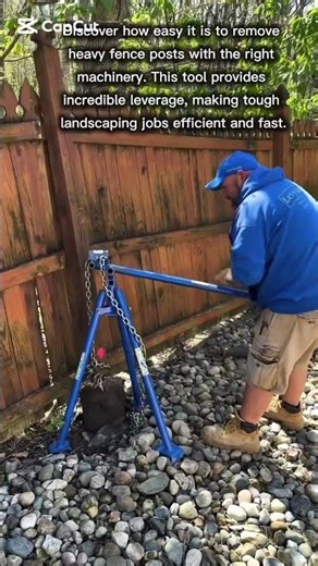 Powerful Post-Pulling Equipment Demo