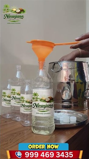 100% Pure Coconut Oil | Niranjana Coconut Oil | No Sulfur | Natural & Healthy