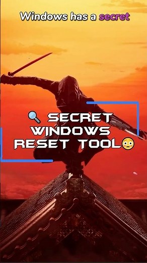 Windows Has a SECRET Reset Tool 😳 | Fresh Install Without USB (Sysprep Trick) ‪@d_techsolutions‬