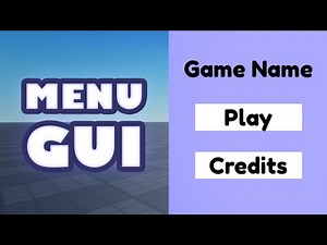 Roblox studio tutorial : How to create a main menu