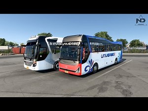 ETS2 Online Việt Nam - Xe Khách Ghế Ngồi Hyundai Universe và Hành Trình Từ Vinh đi Đồng Hới