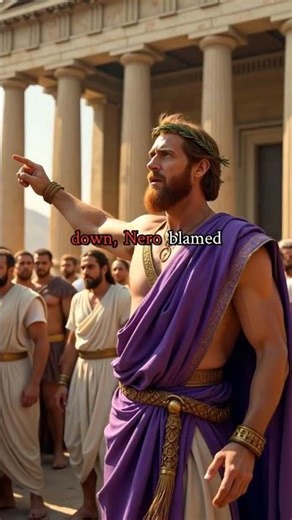 Did Nero Burn Rome? #romanhistory #nero #greatfireofrome