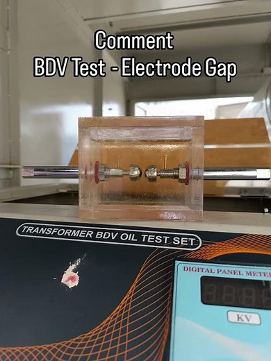 Transformer BDV test ... #industrialelectrician #electricalengineering #electrical