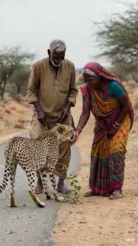 cheetah saving lemon tree😭 #women#cheetah#dada aur dada #desert
