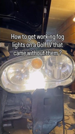 How to get working fog lights on Golf 4 (IV)