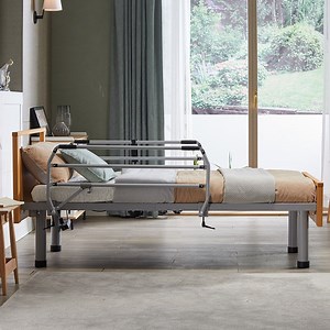 [Hot Item] Luxury Adjustable Electric Bed with Stylish Wooden Finish