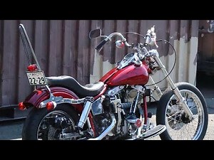 1978 FLH shovelhead chopper ショベル４速カスタム