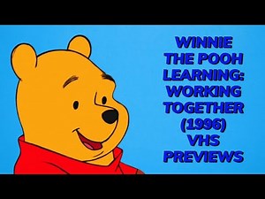 Opening to Winnie the Pooh Learning: Working Together (1996) VHS