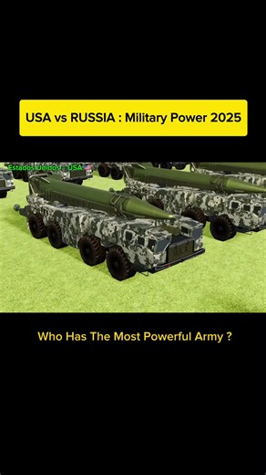 USA vs Russia Military Power Comparison 2025