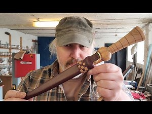 Bollock dagger build pt 3 making the sheath