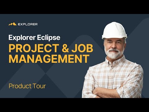Explorer Eclipse ERP Project and Job Management Demo