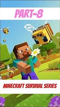 🔥 Minecraft Survival Series | I Built My New House! 🏠✨| Minecraft Survival series (part-8)