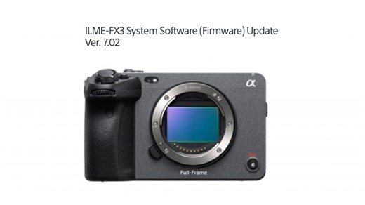 Sony FX3 Firmware Update Ver. 7.02 - Newsshooter