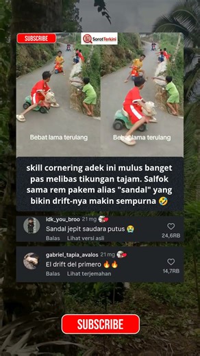 Tokyo Drift Versi Sachet! Skill Cornering Bocil Ini Bikin Deg-Degan 💨🔥 #viral