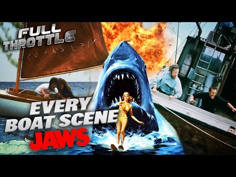 Every Brutal Boat attack in the Jaws Franchise | Full Throttle