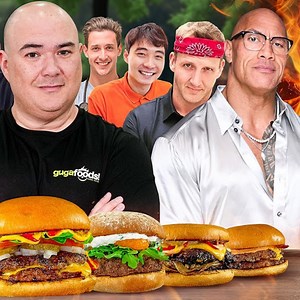 I Cooked Superstars #1 Burgers! 🍔 😄 | Guga Foods