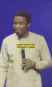 I DON'T HAVE TIME FOR MANY THINGS—HERE'S WHY #apostlemichaelorokpo #revival #encounterjesus #love