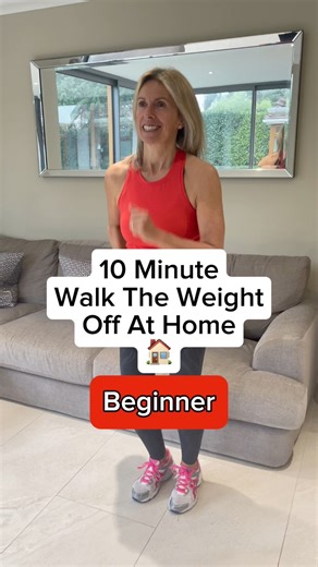 Walk the weight off with a 10 minute walk you can do at home, with some fun moves. After 2 weeks, try doing this walk twice so you do 20 mins. 😊 | Petra Genco
