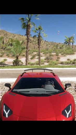Lamborghini AVENTADOR SV + Realistic START ENGINE forza horizon 5 #automobile #frozahorizon5 #gaming
