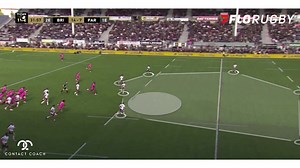 66K views · 2.5K reactions | Two great examples of attacking kicks from the Top 14 . Note where the ball lands to make it difficult for the defenders to retrieve it. Video created for FloRugby RugbyPass using Tracab #coachpiant | The Contact Coach | Facebook