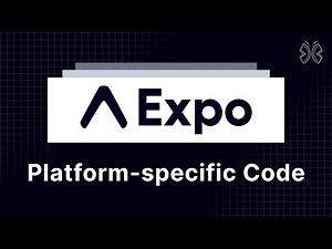 Expo Router Tutorial - 14 - Platform-specific Code