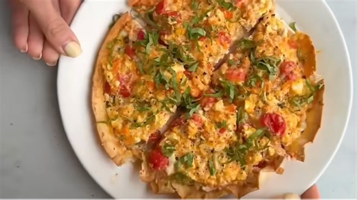 Baked feta & egg tortilla | A protein-packed breakfast hack