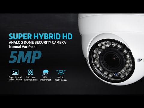 5MP 4MP Dome Super Hybrid Security Camera