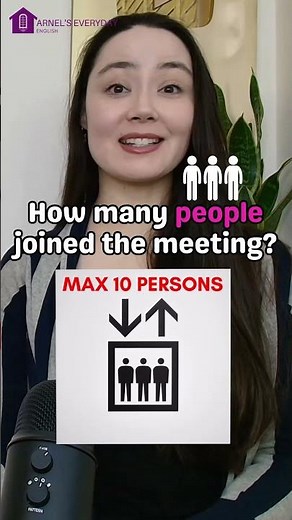 Do I say "PEOPLE" or "PERSONS" in English?