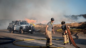 Fire at recycling facility injures Fort Worth firefighter, fire could last several days