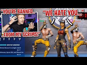 I banned these griefers from playing in my custom scrims forever...