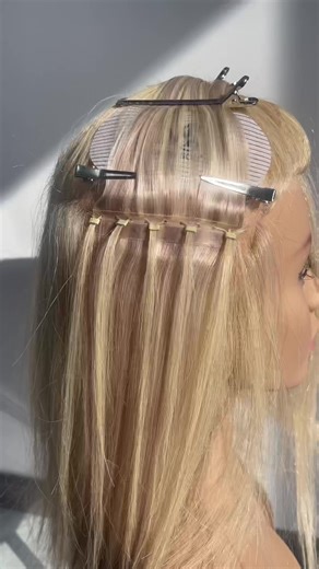 100% ButterflyWeft Installation and Removal Tutorial #butterflyweft #butterflyweftextensions #hairextensions #hairtok #hairextensiontutorial