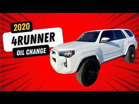 2020 4Runner oil change