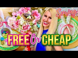 *FREE or CHEAP* DIY Spring Decor That Looks Expensive | Decorate With Me 2026!