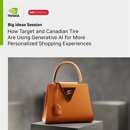 Join our session—1/14 at 2:00 p.m. ET—at #NRF2024 to hear from industry experts how #retailers are leveraging state-of-the-art multimodal #generativeAI models that can create more personalized recommendations that drive revenue. https://nvda.ws/47rgyXe | NVIDIA AI