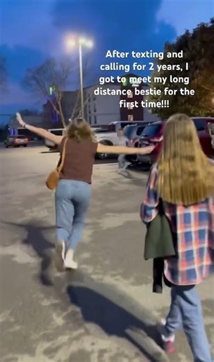 first time meeting IN PERSON 🥹#friendship #viral #emotional #foryou #sweet