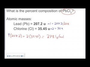 Percent Composition Practice Problems