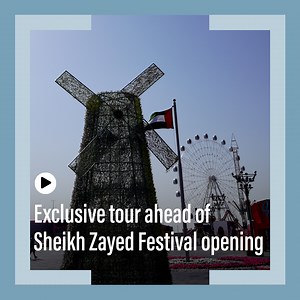 7.5K views · 321 reactions | Behind the scenes at the Sheikh Zayed Festival in Abu Dhabi | The National | Facebook