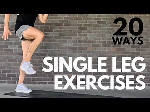 20 Single Leg Exercise Ideas | Ideas for Personal Trainers, Coaches and Sports Strength.