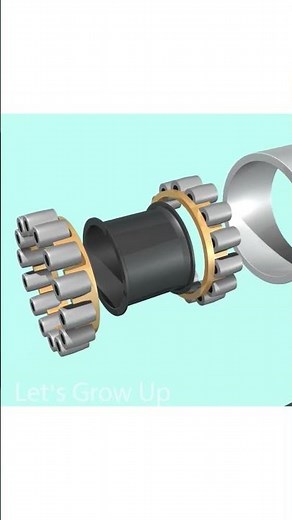 How does spherical roller bearing work? #short